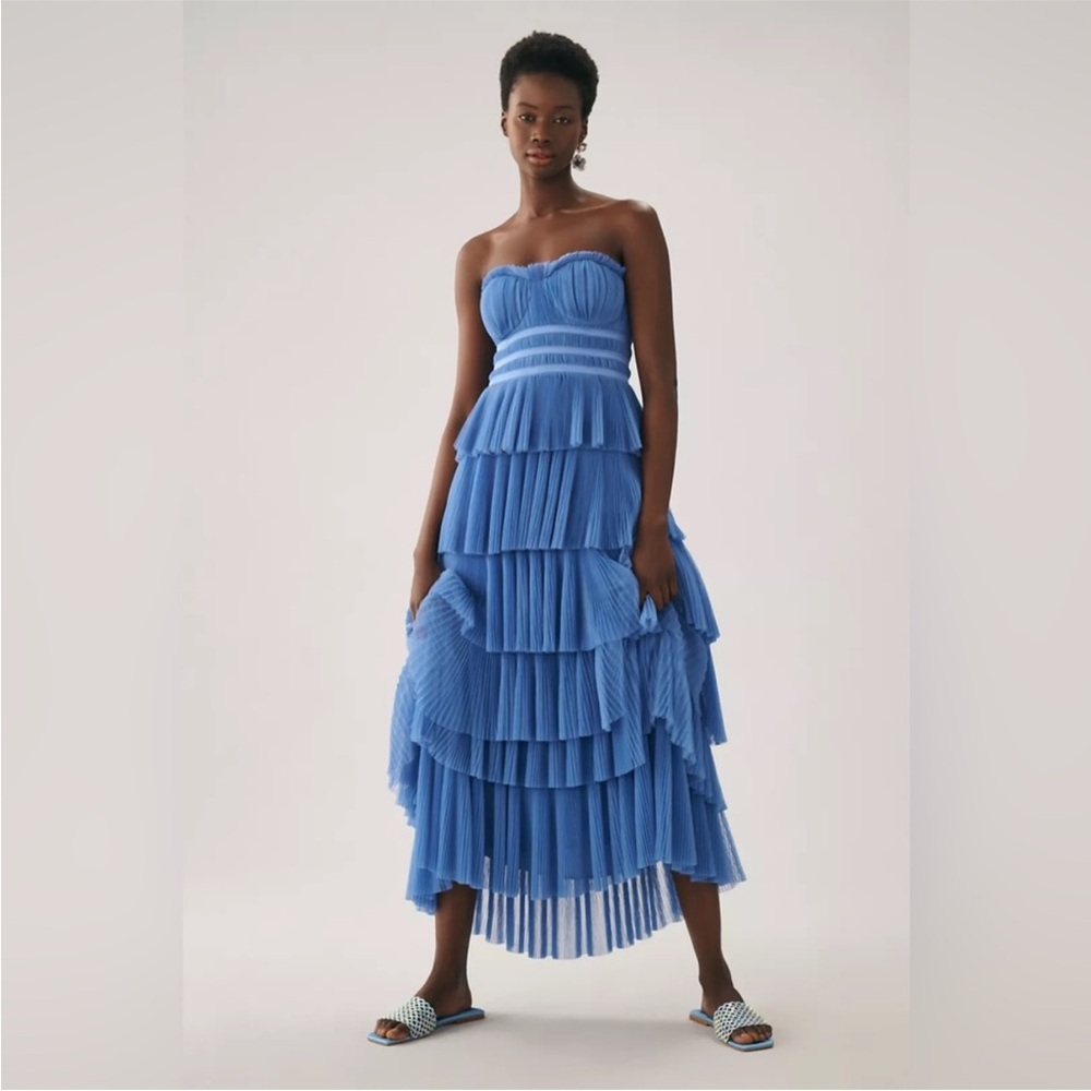 Hutch Strapless Tiered Dress